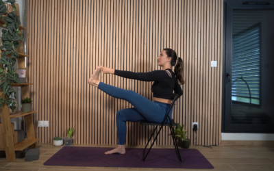 Flow restauratif sur chaise pour relâcher les tensions